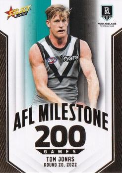 2023 Select AFL Footy Stars - AFL Milestones Games #MG61 Tom Jonas Front
